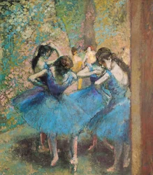 Dansers in blauw, 1890